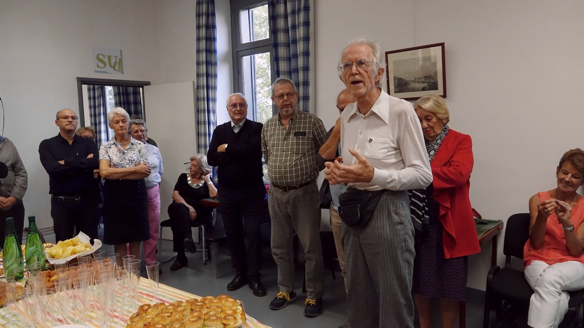 15 octobre 2019. Cocktail offert par Michel Talagrand à l'occasion de son prix Shaw de mathématiques — photo 15